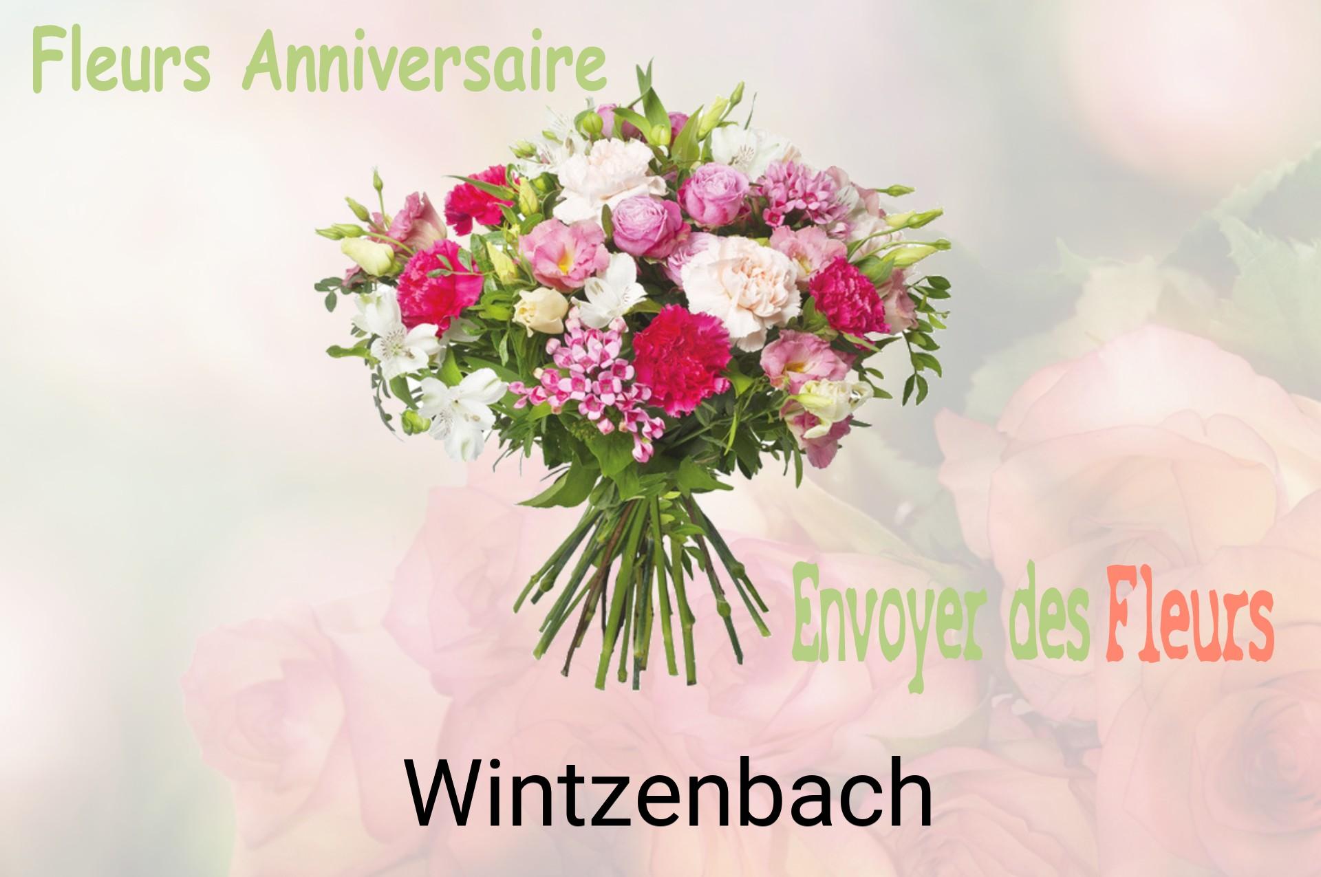 Bouquet de fleurs d’anniversaire livré à Wintzenbach