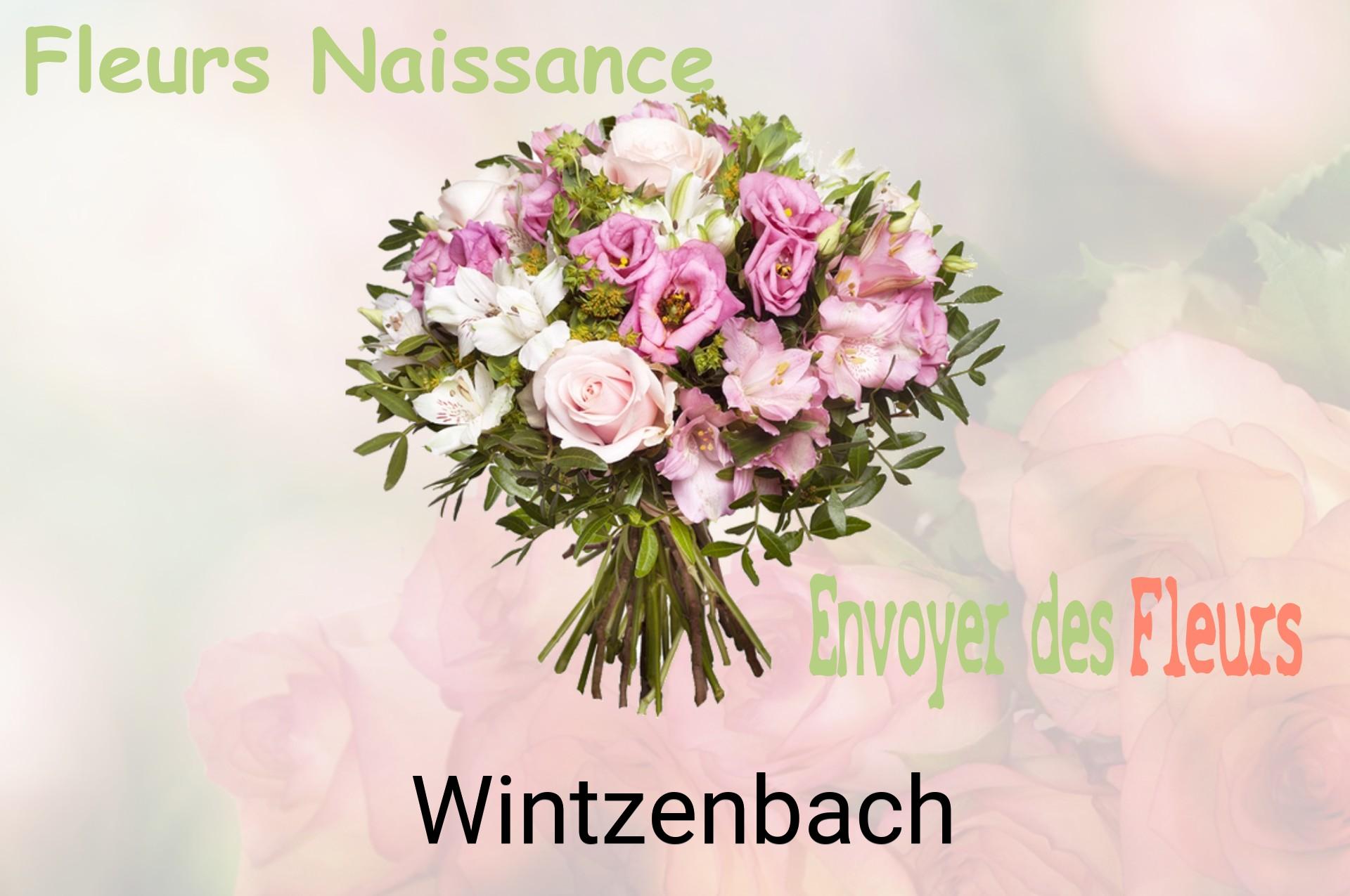Bouquet de fleurs de naissance livré à Wintzenbach